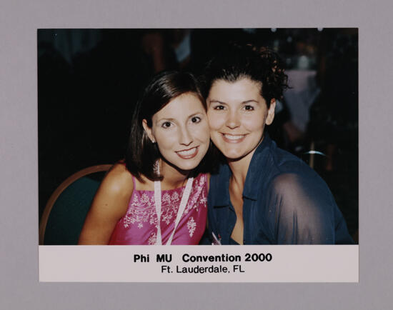 Two Unidentified Phi Mus at Convention Photograph 6, July 7-10, 2000 (image)