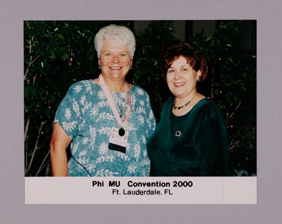 Barbara Hollman and Mary Jane Johnson at Convention Photograph, July 7-10, 2000 (image)