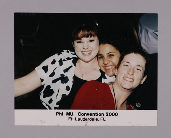 Three Unidentified Phi Mus at Convention Photograph 7, July 7-10, 2000 (image)