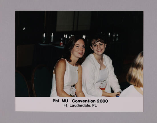 Christina and Patricia at Convention Photograph, July 7-10, 2000 (image)