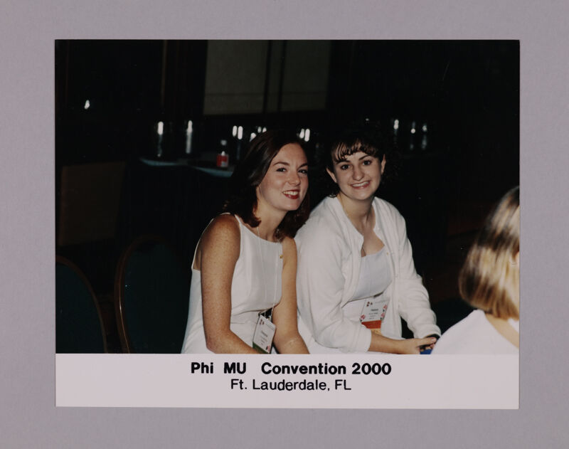 Christina and Patricia at Convention Photograph, July 7-10, 2000 (Image)