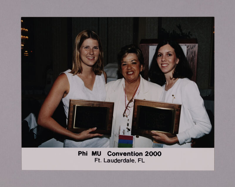 Penny Cupp and Two Convention Award Winners Photograph, July 7-10, 2000 (Image)