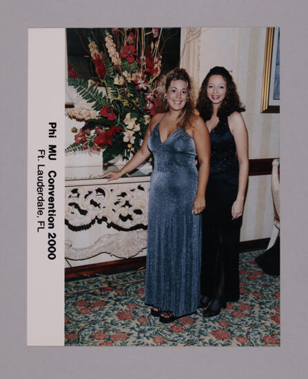 Two Lambda Epsilon Chapter Members at Convention Photograph, July 7-10, 2000 (image)