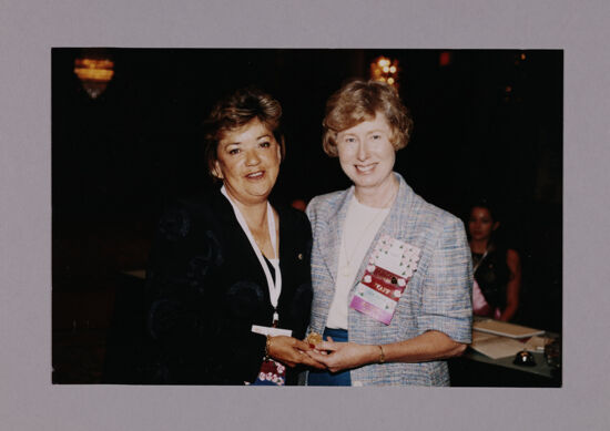 Penny Cupp and Lucy Stone at Convention Photograph, July 7-10, 2000 (image)