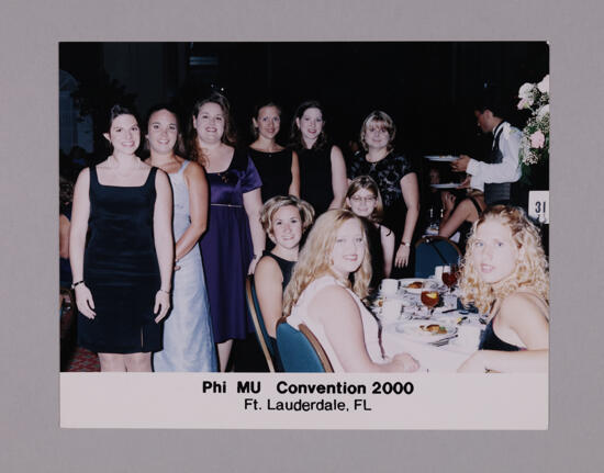 Group of Ten at Convention Banquet Photograph, July 7-10, 2000 (image)