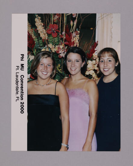 Three Unidentified Phi Mus at Convention Photograph 4, July 7-10, 2000 (image)