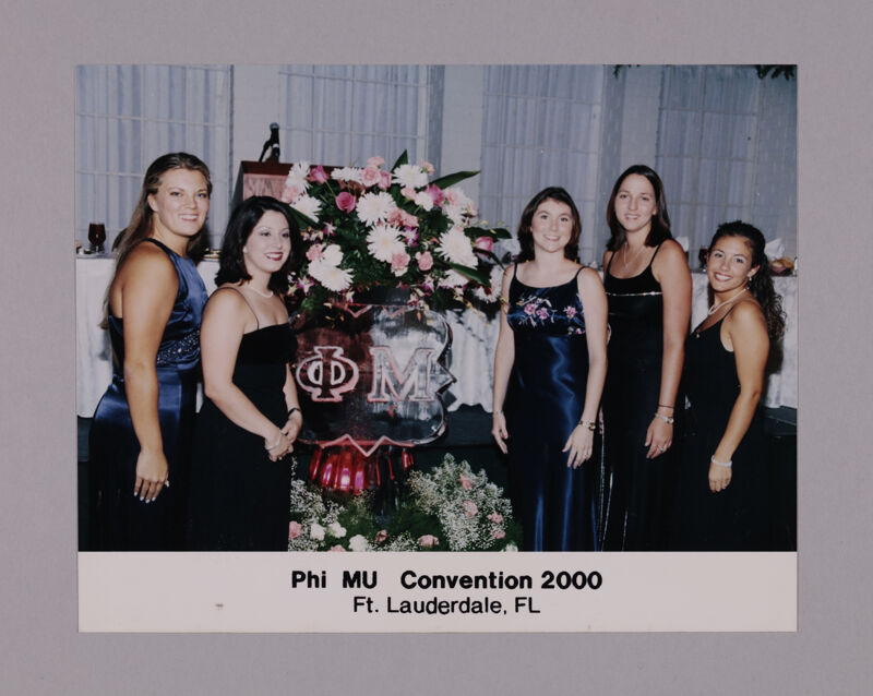 Group of Five by Convention Ice Sculpture Photograph, July 7-10, 2000 (Image)