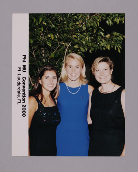 Three Unidentified Phi Mus at Convention Photograph 5, July 7-10, 2000 (image)