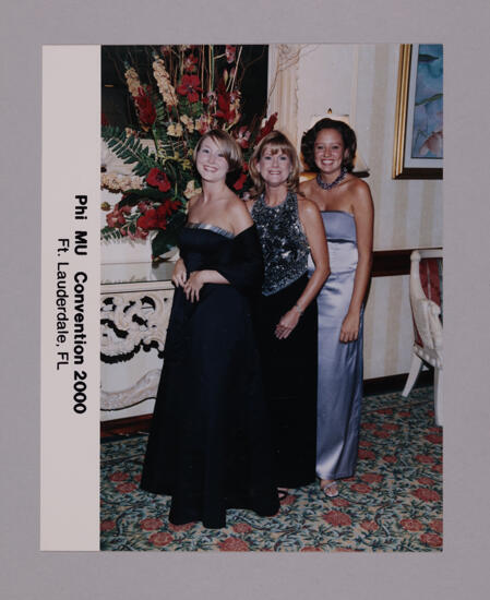 Three Unidentified Phi Mus at Convention Photograph 6, July 7-10, 2000 (image)