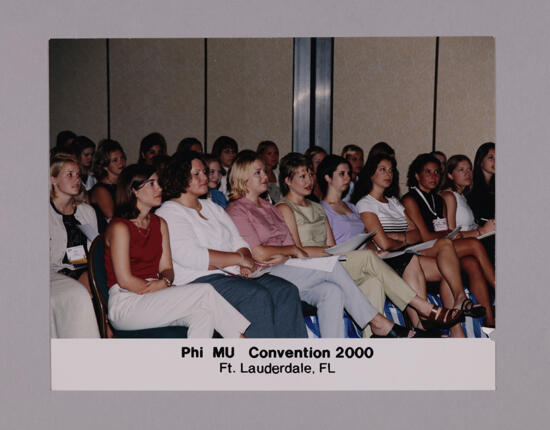 Phi Mus at Something of Value Program at Convention Photograph, July 7-10, 2000 (image)