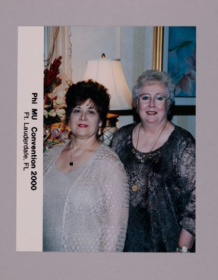 Mary Jane Johnson and Claudia Nemir at Convention Photograph 2, July 7-10, 2000 (image)