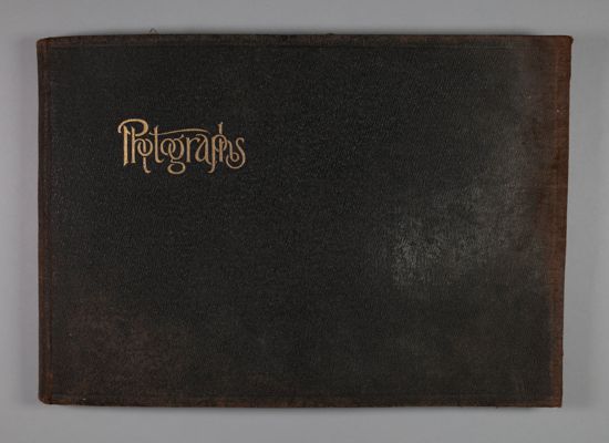 Black Photographs Scrapbook, Front Cover (Image)