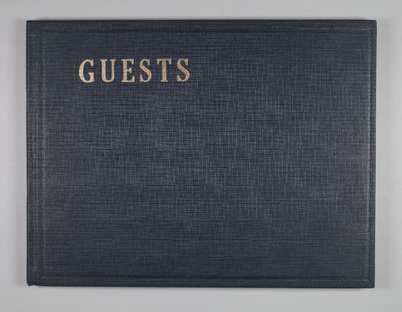 Guests: Centennial Convention Register With Black Cover, June 23-28, 1952 (Image)