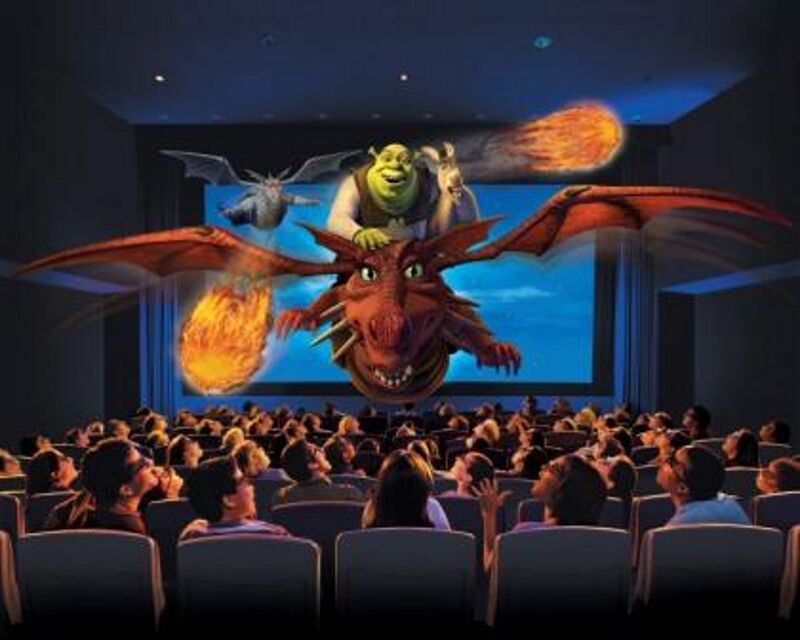 c. 2008 Shrek 4D at Universal Studios Photograph Image