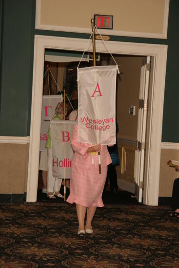 Alpha Chapter Flag in Convention Parade Photograph, July 2006 (image)