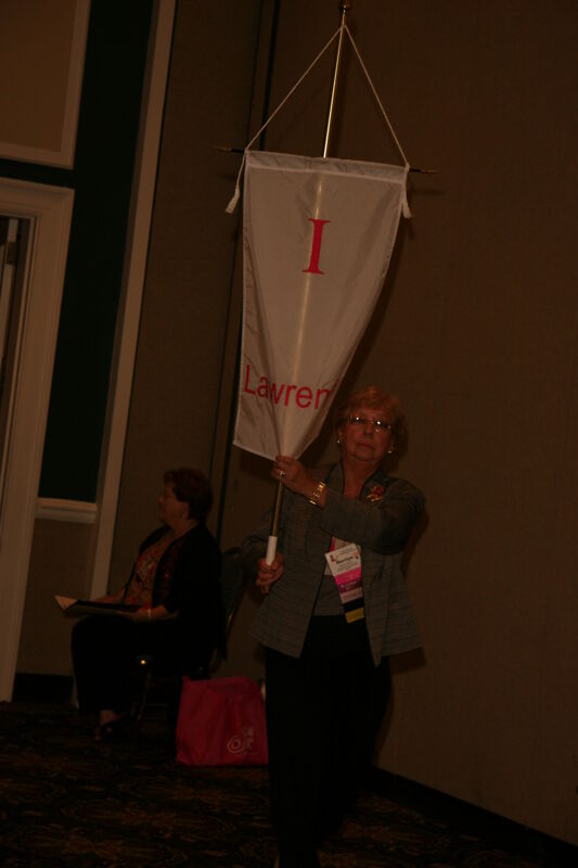 Iota Chapter Flag in Convention Parade Photograph 1, July 2006 (Image)