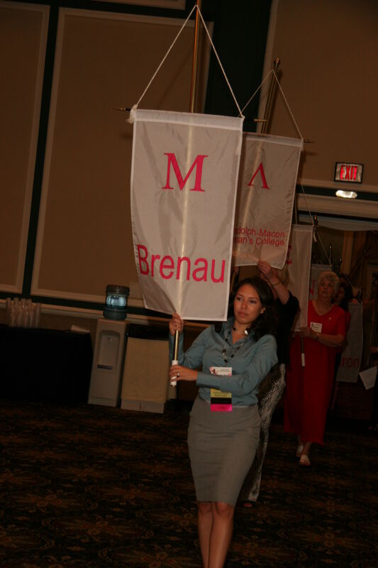 July 2006 Mu Chapter Flag in Convention Parade Photograph Image