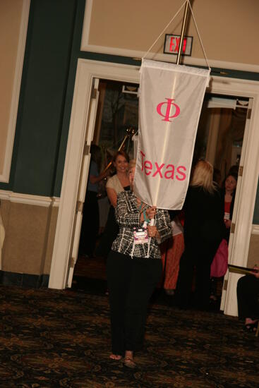 Phi Chapter Flag in Convention Parade Photograph 1, July 2006 (image)