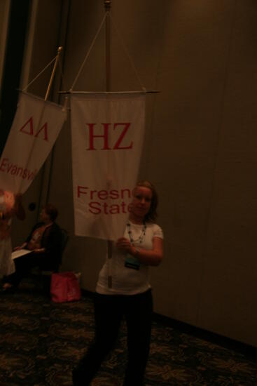 Eta Zeta Chapter Flag in Convention Parade Photograph 1, July 2006 (image)