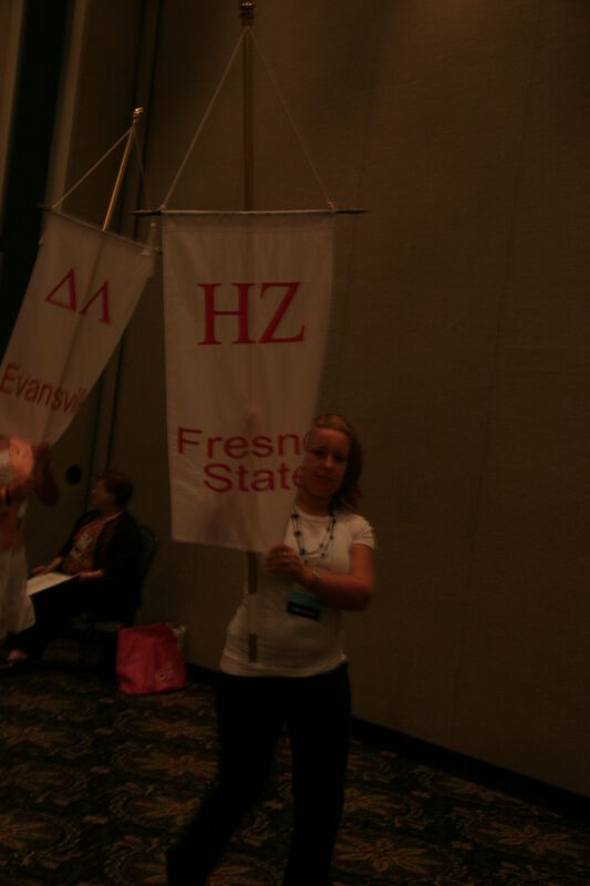 July 2006 Eta Zeta Chapter Flag in Convention Parade Photograph 1 Image