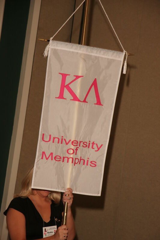 Kappa Lambda Chapter Flag in Convention Parade Photograph 1, July 2006 (Image)