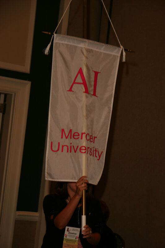 Alpha Iota Chapter Flag in Convention Parade Photograph 1, July 2006 (Image)