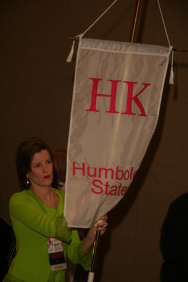 Eta Kappa Chapter Flag in Convention Parade Photograph 1, July 2006 (image)