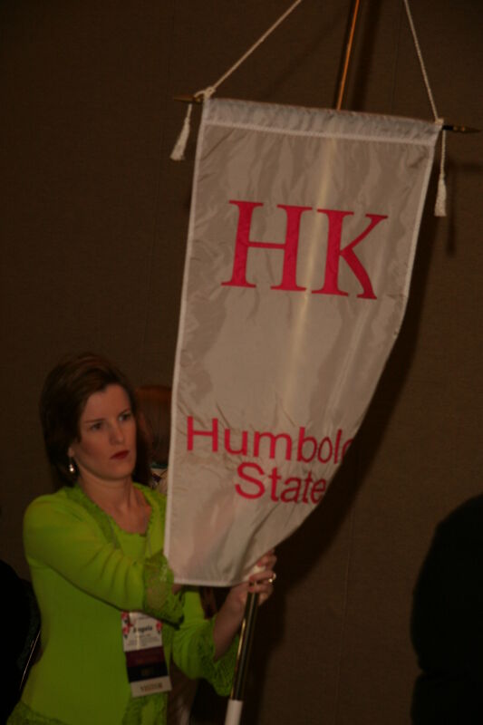 Eta Kappa Chapter Flag in Convention Parade Photograph 1, July 2006 (Image)