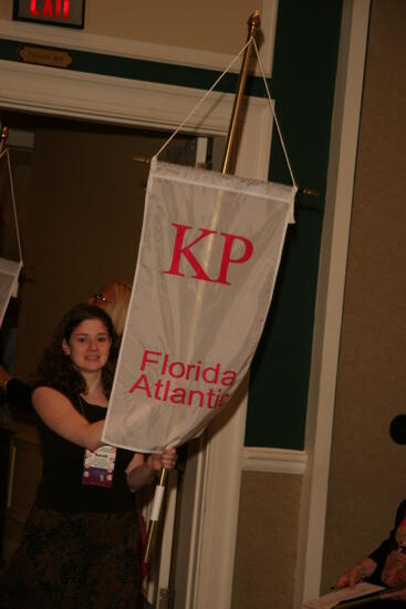 Kappa Rho Chapter Flag in Convention Parade Photograph 1, July 2006 (image)