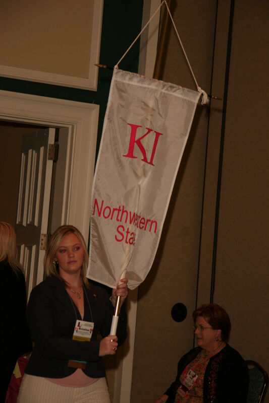 Kappa Iota Chapter Flag in Convention Parade Photograph 1, July 2006 (Image)