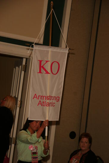 Kappa Omicron Chapter Flag in Convention Parade Photograph 1, July 2006 (image)