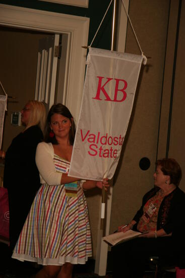 Kappa Beta Chapter Flag in Convention Parade Photograph 1, July 2006 (image)