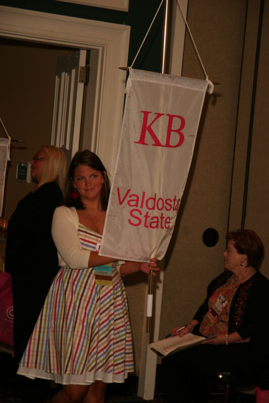 Kappa Beta Chapter Flag in Convention Parade Photograph 1, July 2006 (Image)