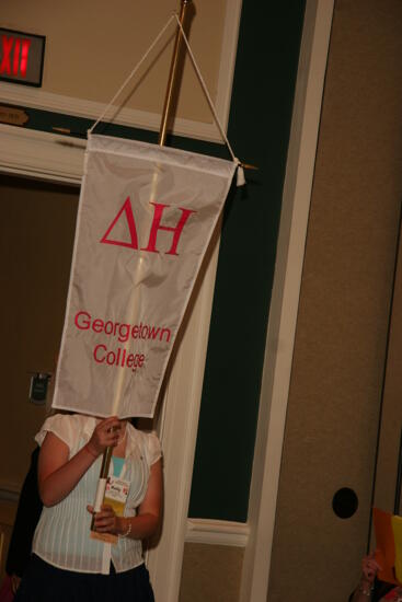 Delta Eta Chapter Flag in Convention Parade Photograph 1, July 2006 (image)