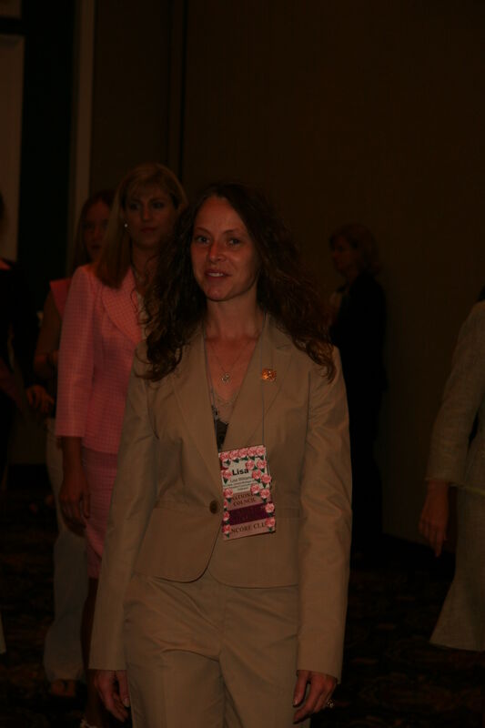 Lisa Williams in Convention Parade of Flags Photograph, July 2006 (Image)