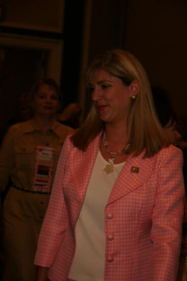 Andie Kash in Convention Parade of Flags Photograph, July 2006 (image)