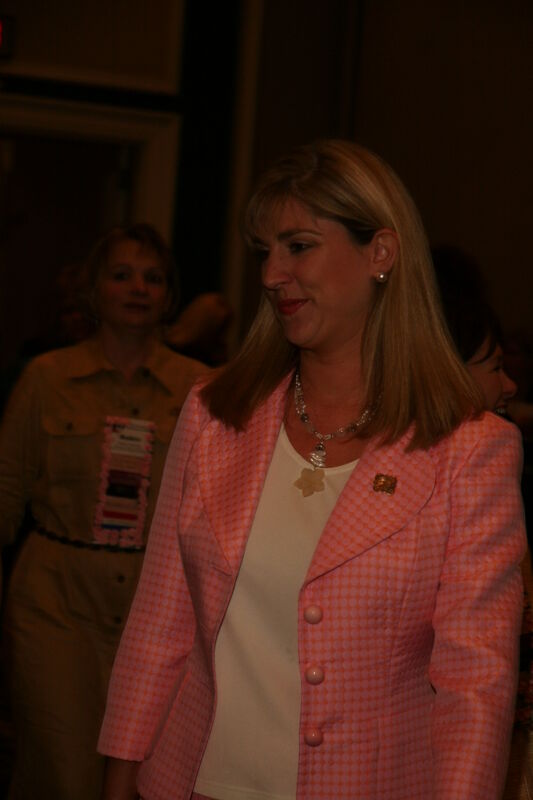 Andie Kash in Convention Parade of Flags Photograph, July 2006 (Image)