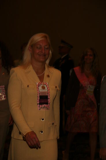 Kristin Bridges in Convention Parade of Flags Photograph, July 2006 (image)