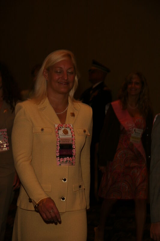 Kristin Bridges in Convention Parade of Flags Photograph, July 2006 (Image)