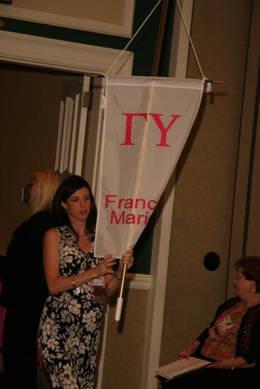 Gamma Upsilon Chapter Flag in Convention Parade Photograph 1, July 2006 (image)