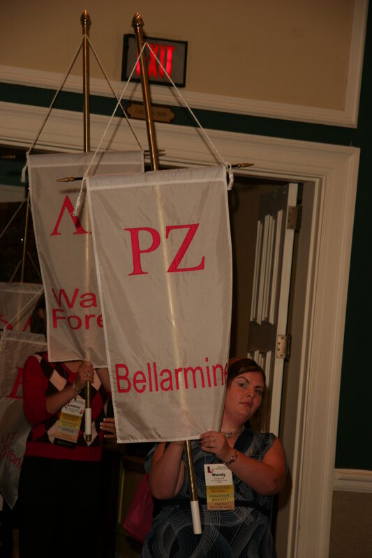 Rho Zeta Chapter Flag in Convention Parade Photograph 1, July 2006 (Image)