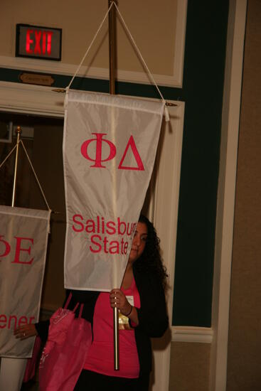 Phi Delta Chapter Flag in Convention Parade Photograph 1, July 2006 (image)