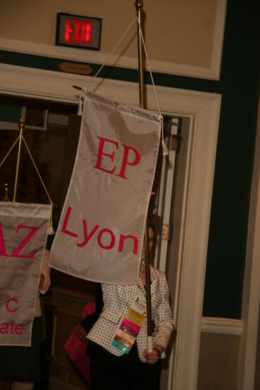 Epsilon Rho Chapter Flag in Convention Parade Photograph 1, July 2006 (image)