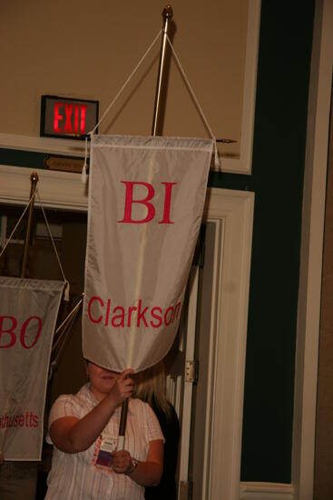 Beta Iota Chapter Flag in Convention Parade Photograph 1, July 2006 (image)