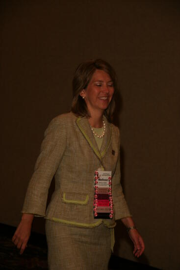 Melissa Walsh in Convention Parade of Flags Photograph, July 2006 (image)