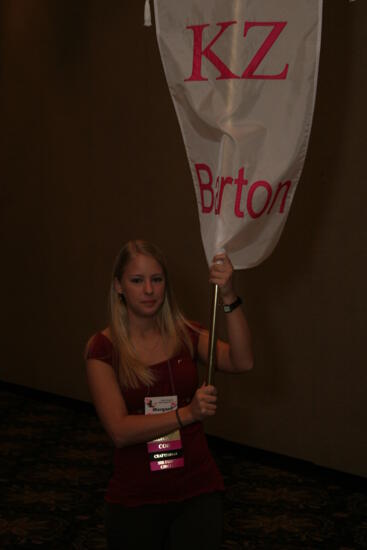 Kappa Zeta Chapter Flag in Convention Parade Photograph 2, July 2006 (image)