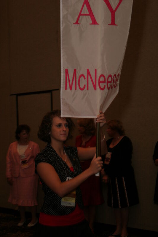 Alpha Upsilon Chapter Flag in Convention Parade Photograph 2, July 2006 (Image)