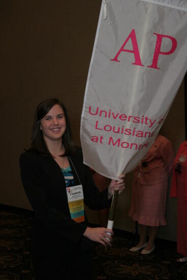 Alpha Rho Chapter Flag in Convention Parade Photograph 2, July 2006 (image)