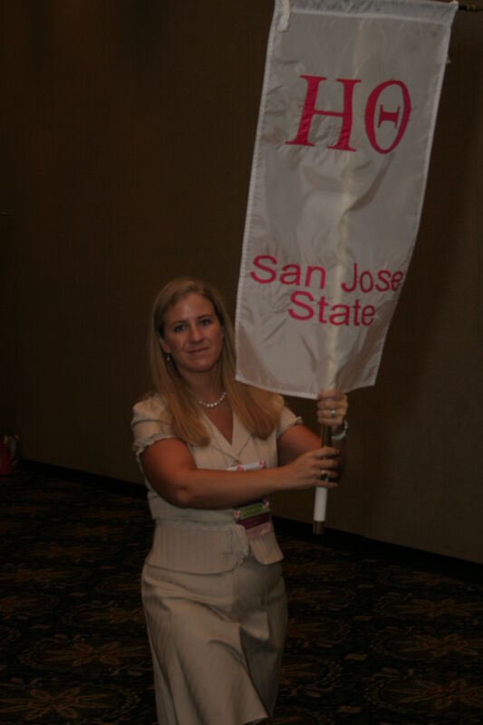 July 2006 Eta Theta Chapter Flag in Convention Parade Photograph 2 Image