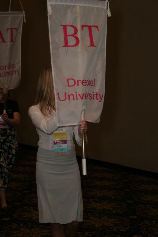 Beta Tau Chapter Flag in Convention Parade Photograph 2, July 2006 (Image)